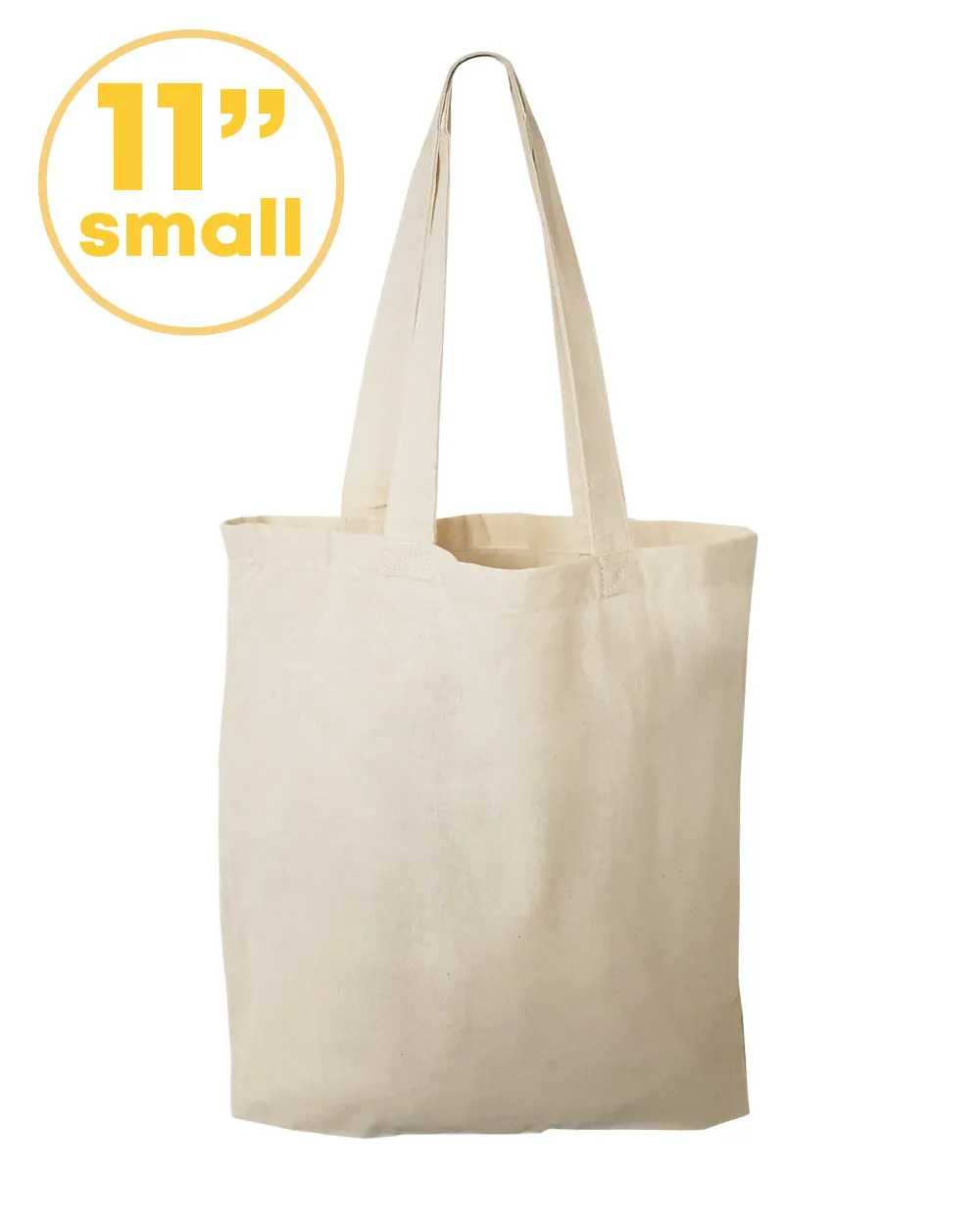 11 in Small Cotton Tote Bag / Favor Gift Bags