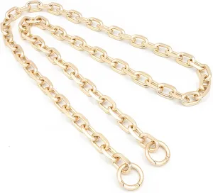 120 Cm Gold Chain For Crossbody Bags, Detachable Metal Shoulder Strap For Purses, Stylish And Practical Bag Accessory