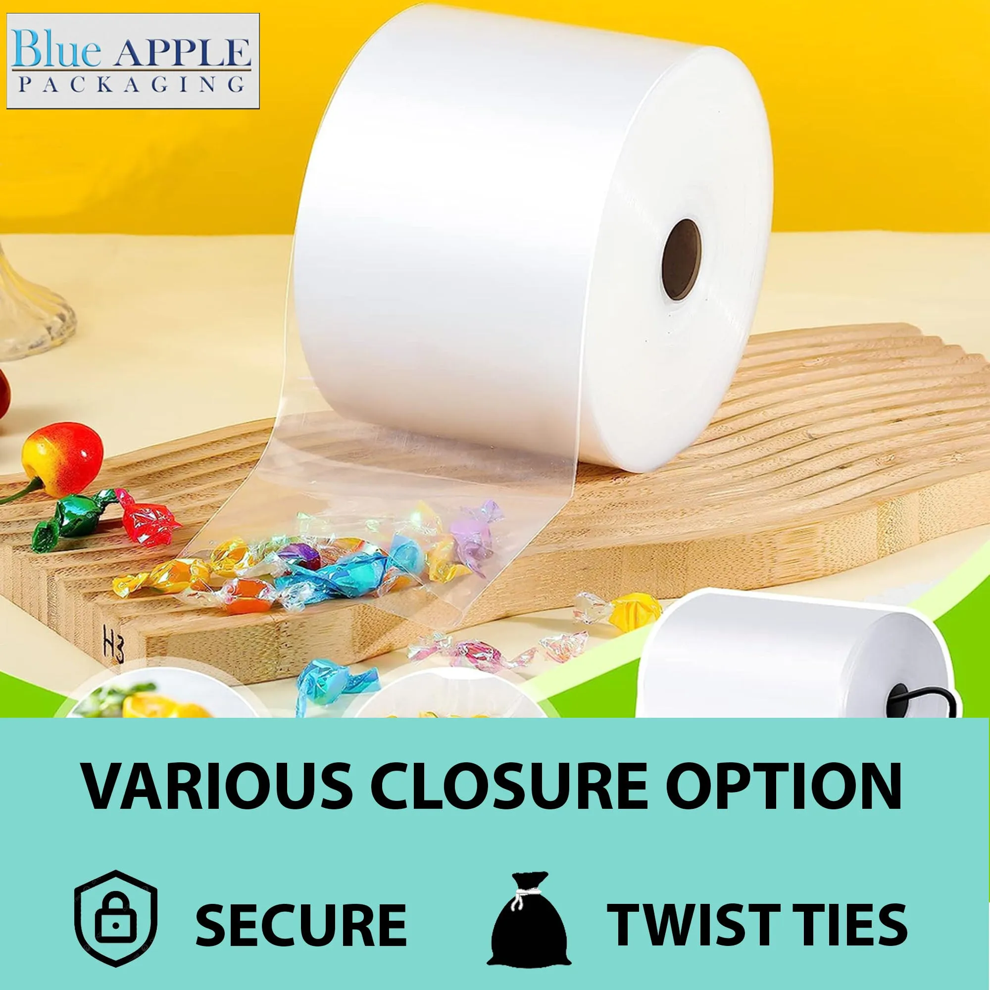 1.5 inch x 1075ft Poly Tubing Roll 4 Mil LDPE Low Density