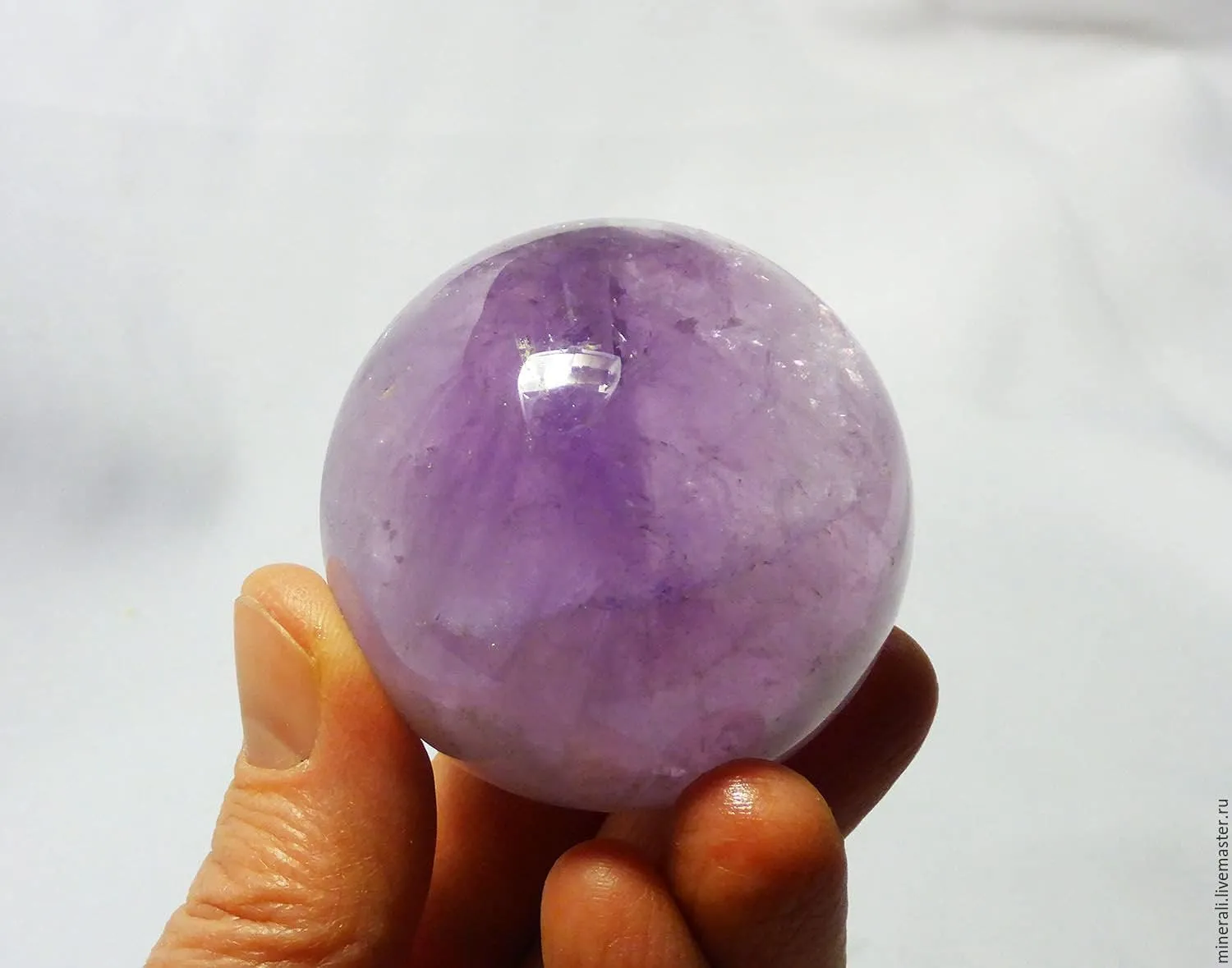 1.57" Amethyst Crystal Baoding Balls, Purple Quartz Healing Fitness Ball for Stress Relief, Exercise, and Hand Therapy, Natural Crystal Handballs with Carry Pouch (Box-Packed) M19
