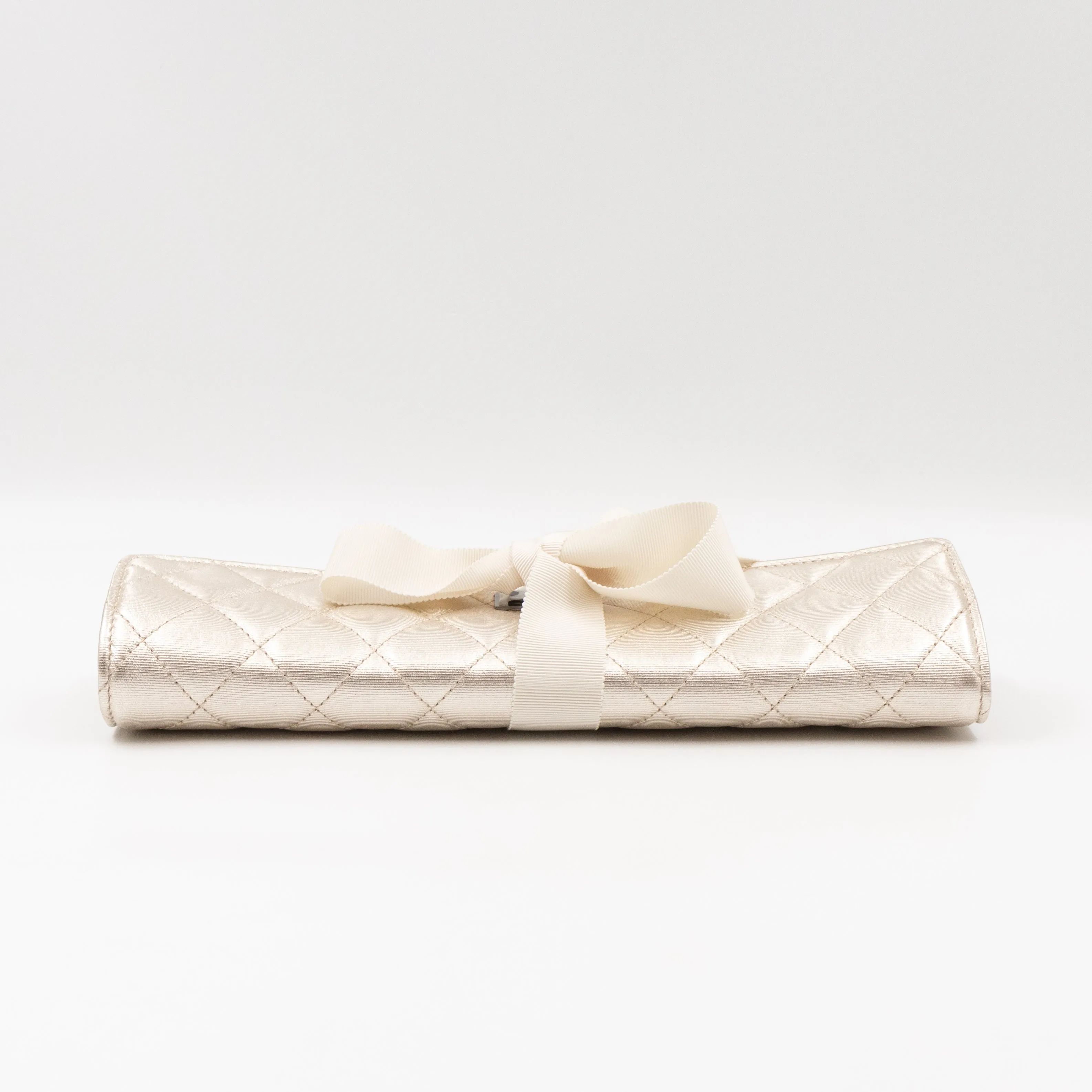2.55 Jewelry Case Clutch Silver