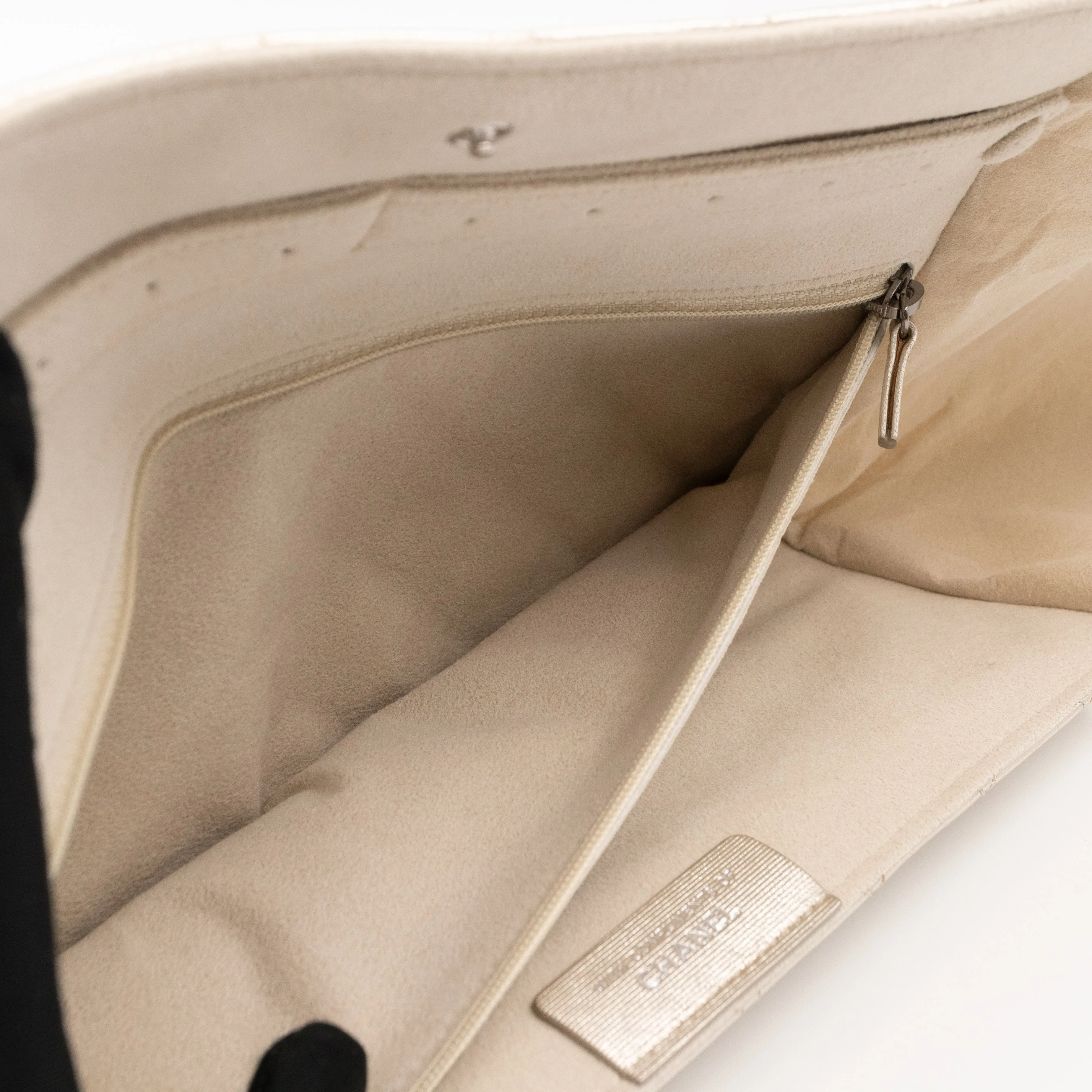 2.55 Jewelry Case Clutch Silver