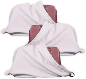 3 Pack Drawstring Dust Covers Large Cloth Storage Pouch String Bag for Handbags Purses Shoes
