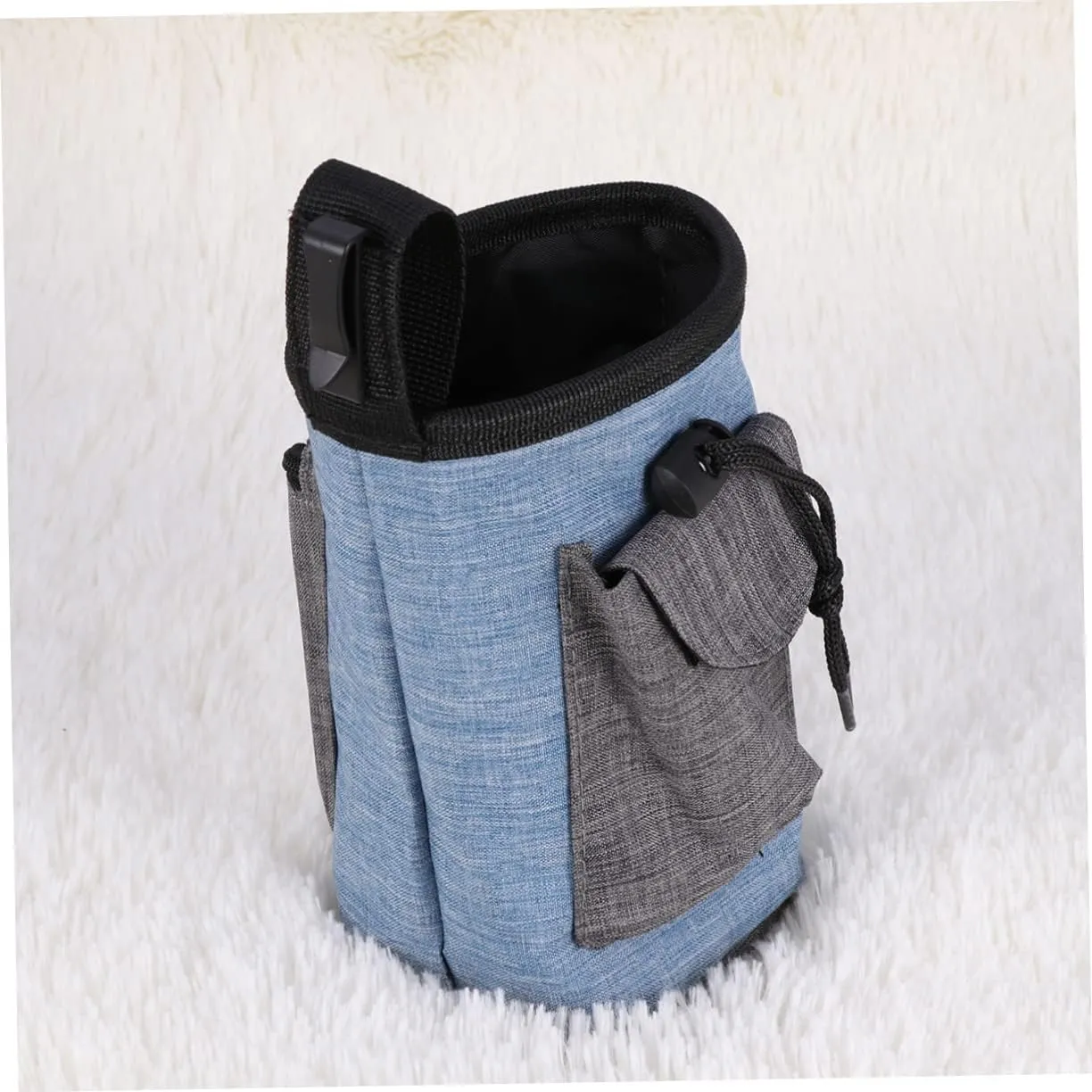3pcs Pet Supplies Bag Large Capacity Dog Food Carrier Zipper Drawstring Outdoor Travel Pouch for Pet Snacks Supplies