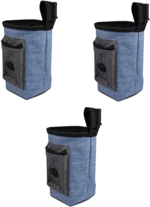 3pcs Pet Supplies Bag Large Capacity Dog Food Carrier Zipper Drawstring Outdoor Travel Pouch for Pet Snacks Supplies