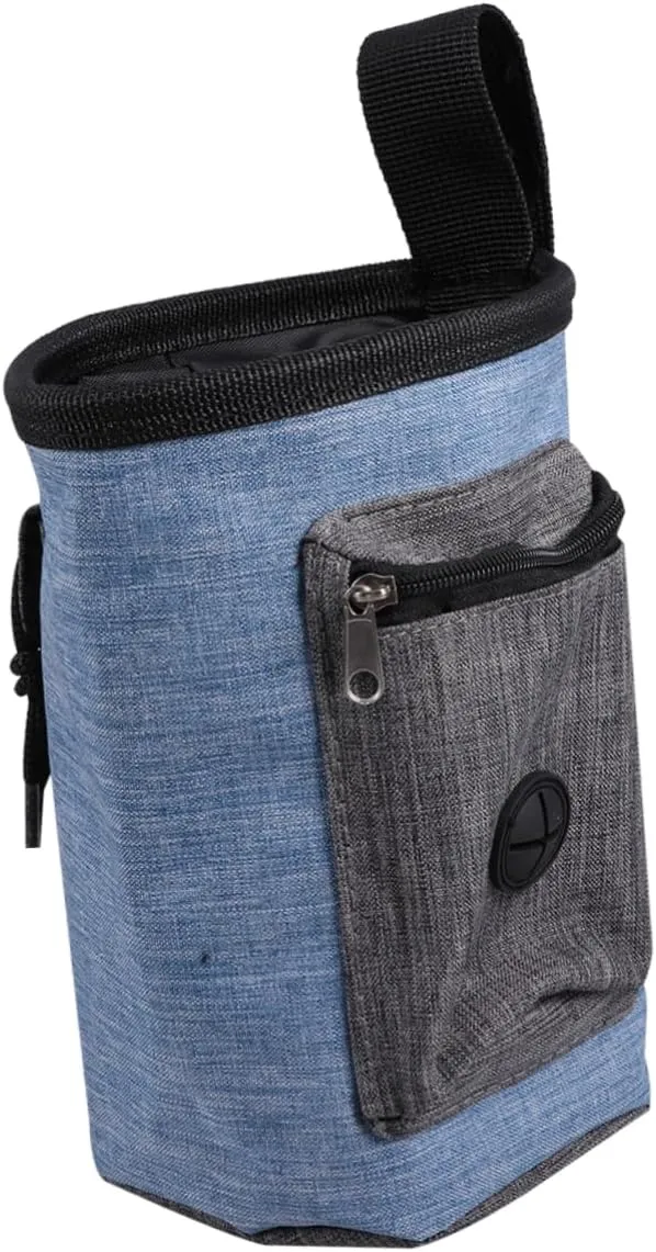 3pcs Pet Supplies Bag Large Capacity Dog Food Carrier Zipper Drawstring Outdoor Travel Pouch for Pet Snacks Supplies