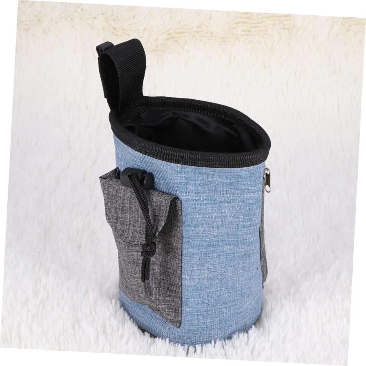 3pcs Pet Supplies Bag Large Capacity Dog Food Carrier Zipper Drawstring Outdoor Travel Pouch for Pet Snacks Supplies