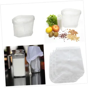 4 Pack Nut Milk Bag Large Soy Milk Filter Bag Mesh Strainer for Yogurt Cheese Reusable for Almond Cashew Coconut