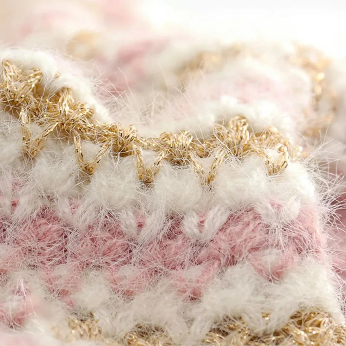 50g/Ball Colorful Gold Silver Wool Cotton Metallic Yarn Skein Crochet Thread Glitter Hand-Woven Craft Bag