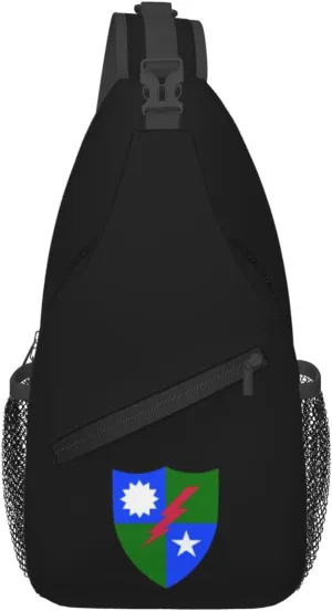 75th Ranger Regiment Distinctive Unit Insignia Crossbody Bags For Women Men Chest Backpack Gym Shoulder Bag Travel Outdoor Sports Casual Crossbody Bags