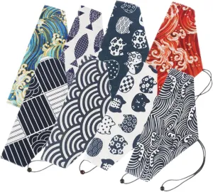 8Pcs cutlery storage bag cutlery carry bag cool chopsticks snack chopsticks tableware bag chopsticks storage case storage bags for travel chopstick bag Linen drawstring suitcase