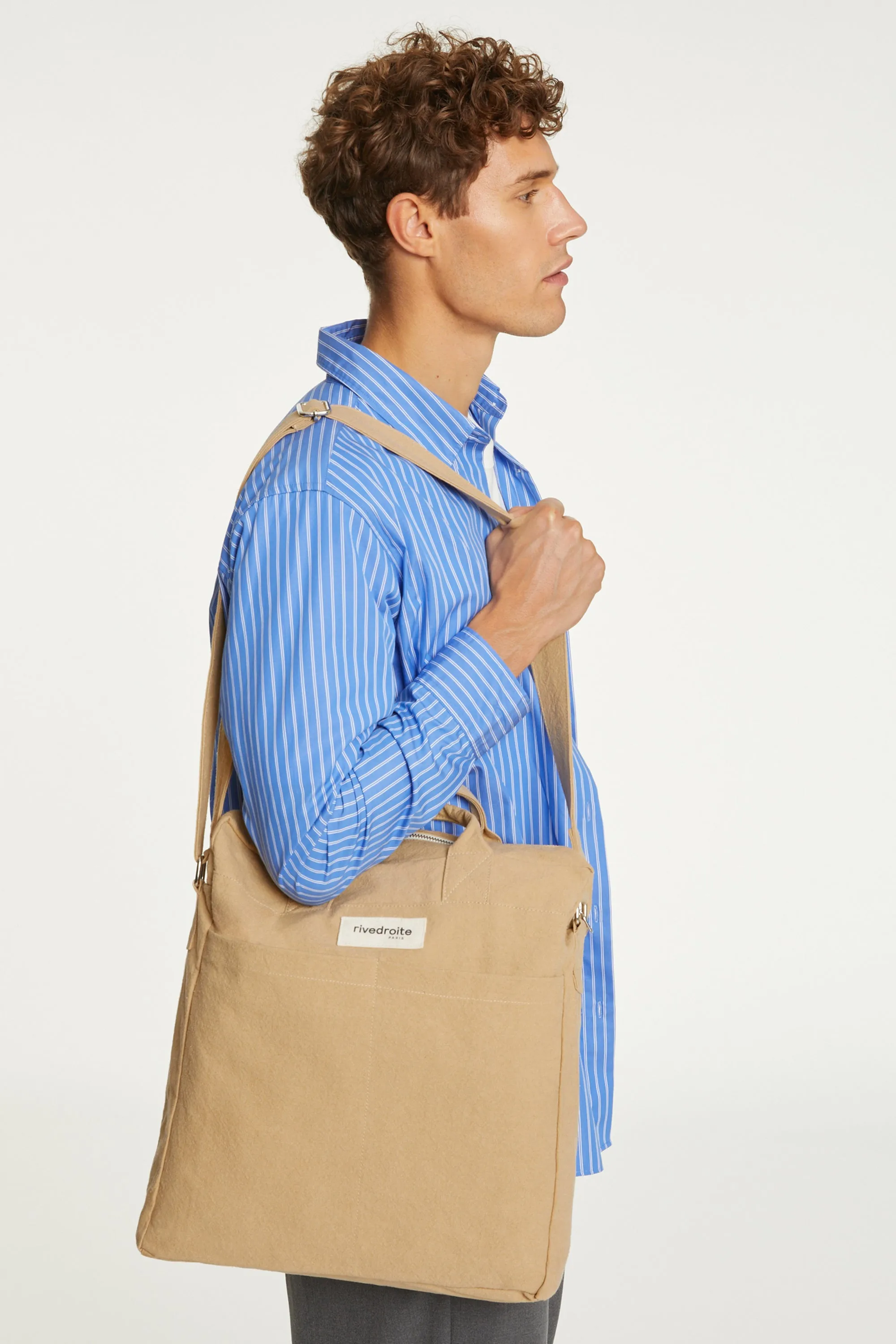 Achille the new city bag - Recycled Beige