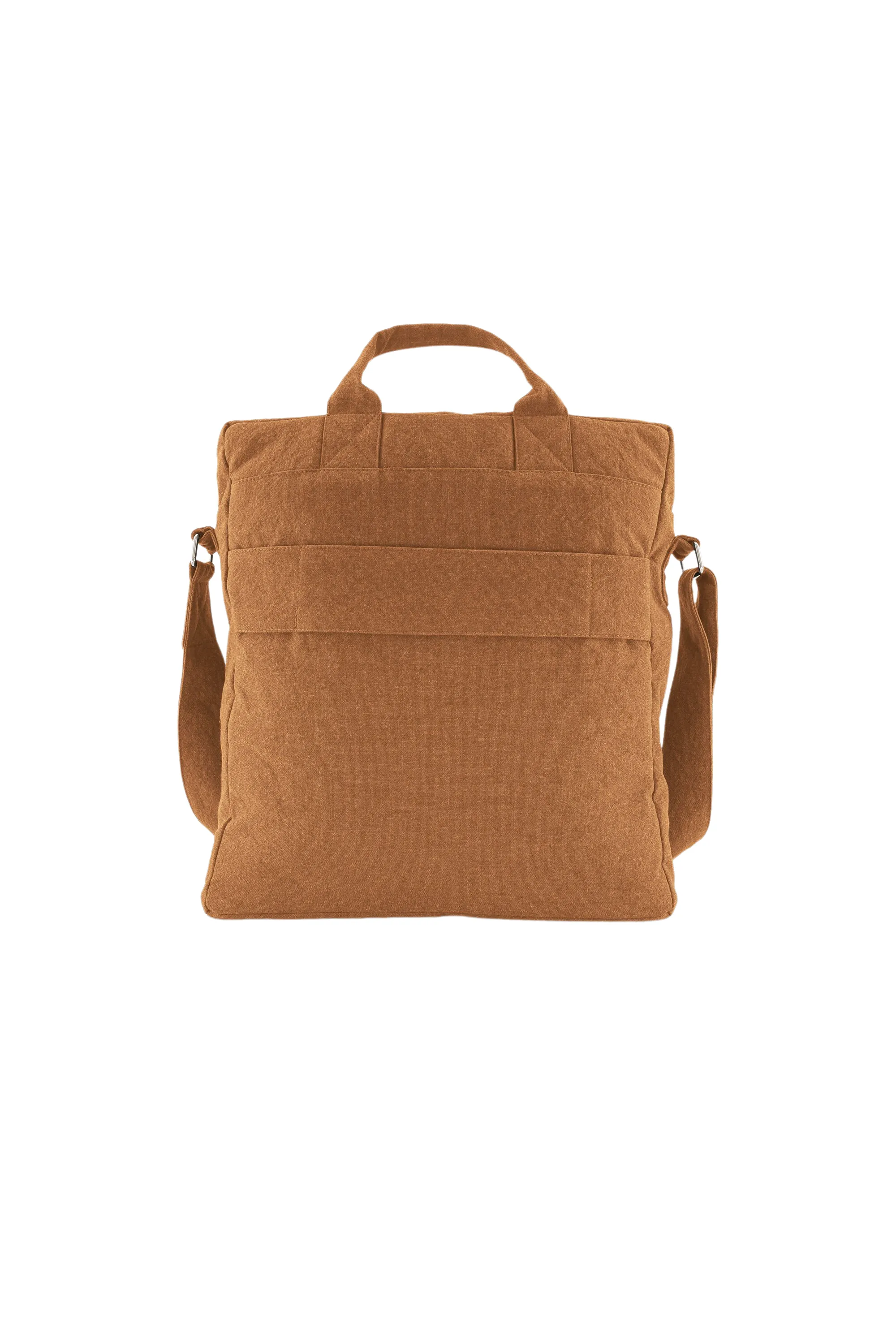 Achille the new city bag - Recycled cotton Tobacco