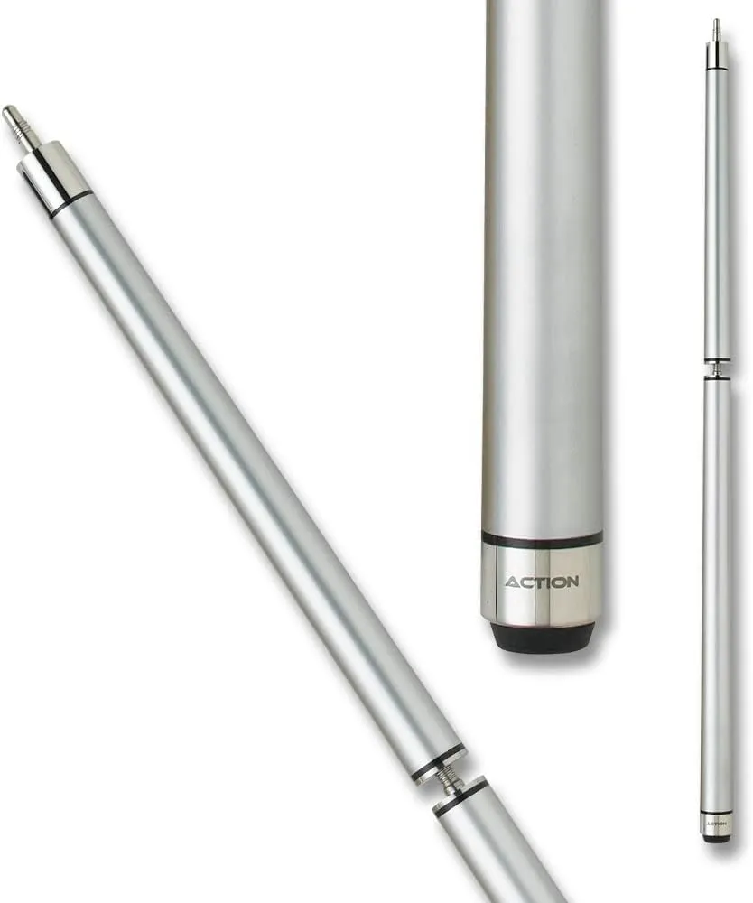 Action Break Jump Billiards Pool Cue Stick - Silver