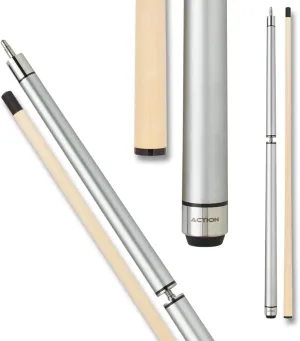 Action Break Jump Billiards Pool Cue Stick - Silver