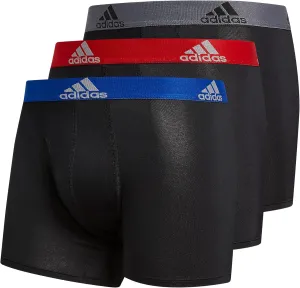 adidas Men's Stretch Cotton Boxer Brief Underwear (3-Pack) -2020