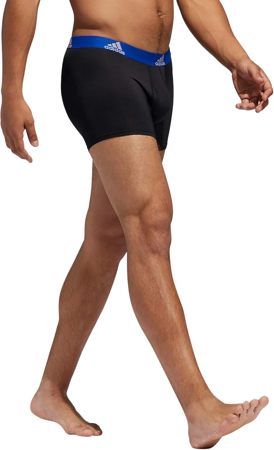 adidas Men's Stretch Cotton Boxer Brief Underwear (3-Pack) -2020