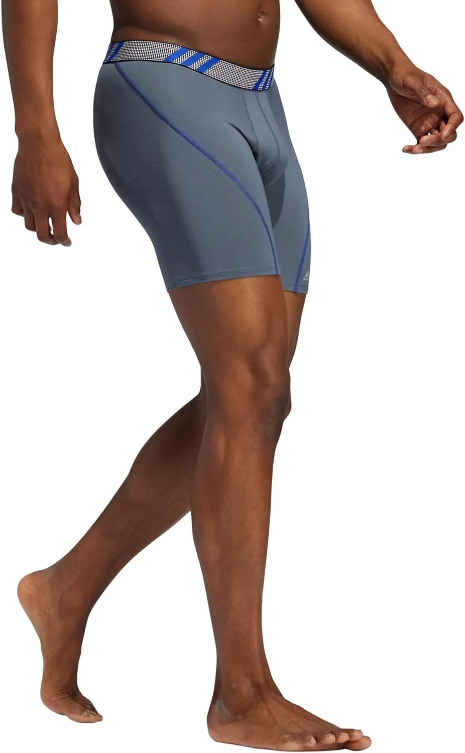 adidas Men's Stretch Cotton Boxer Brief Underwear (3-Pack) -2020