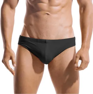 AIMPACT Mens Vintage Swim Briefs Sexy Bikini Swimwear Quick Dry Retro Swimsuit with Drawstring