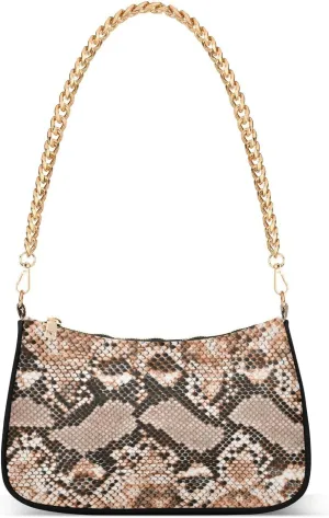 ALAZA Snake Skin Pattern Print Shoulder Bag Purse for Women Tote Handbag with Zipper Closure