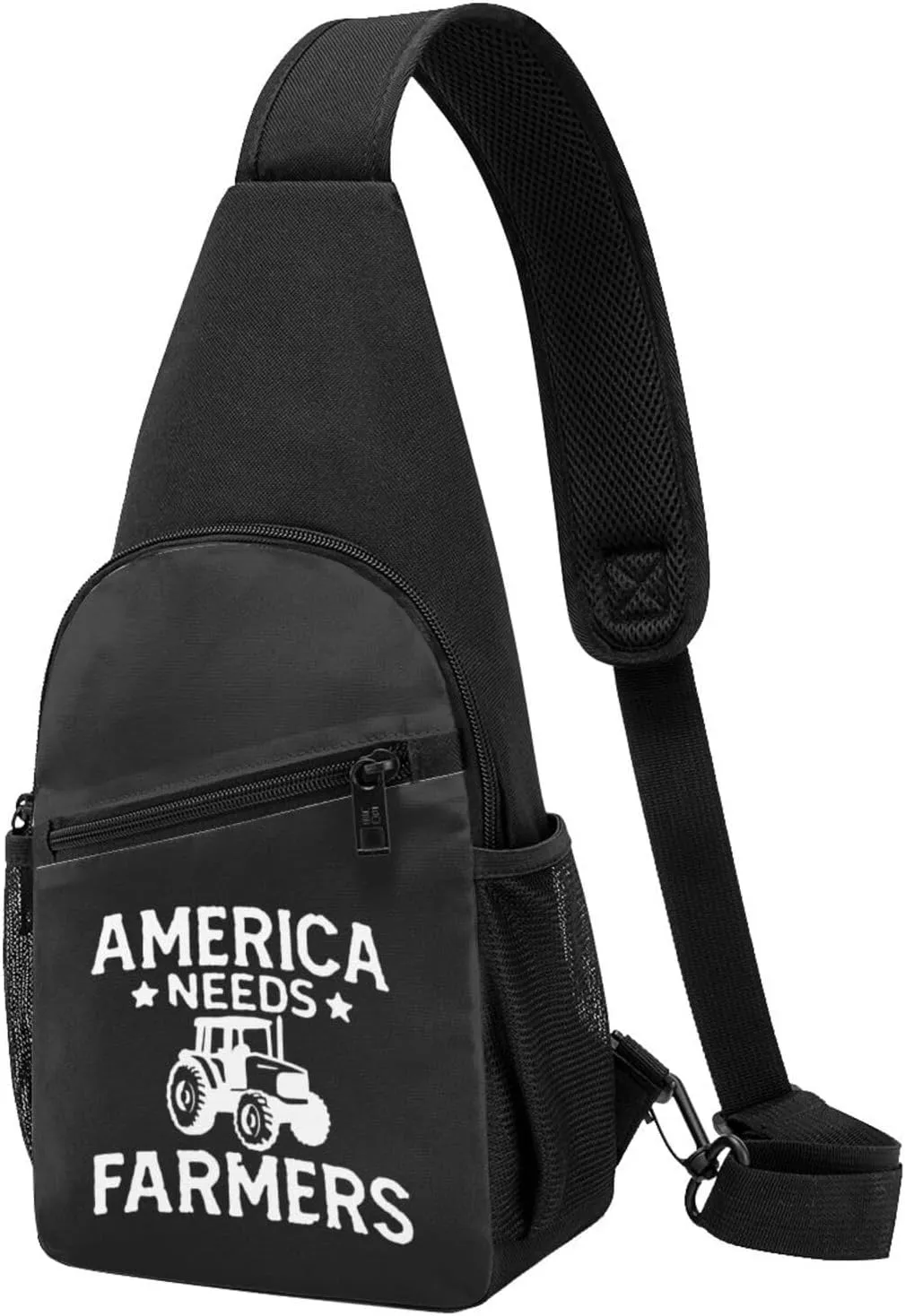 America Needs Farmers Chest Pack Leisure Shoulder Crossbody Chest Bag