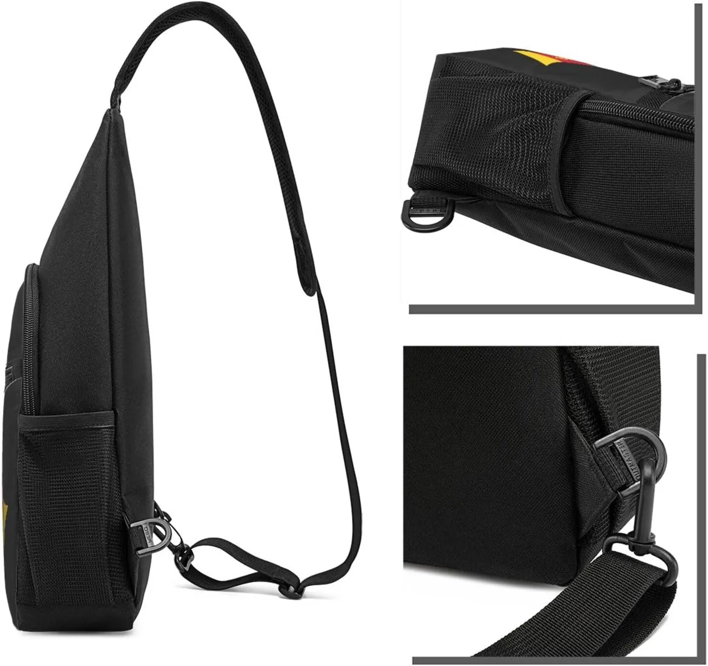 American And Cameroon Flag Chest Pack Leisure Shoulder Crossbody Chest Bag