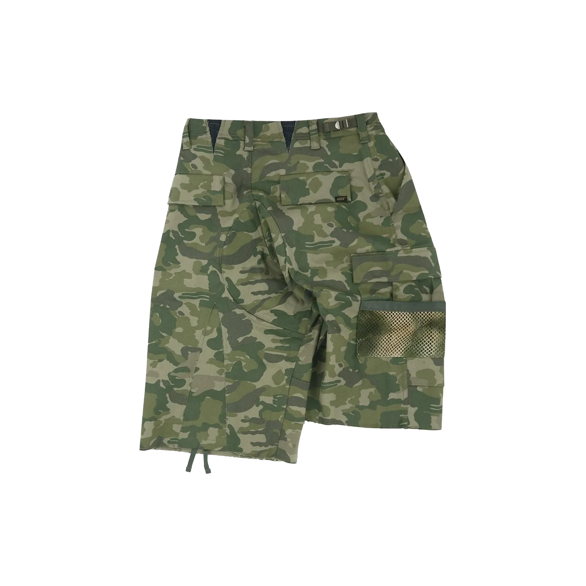 Andersson Bell Depot Camouflage Cargo Shorts Khaki APA808M
