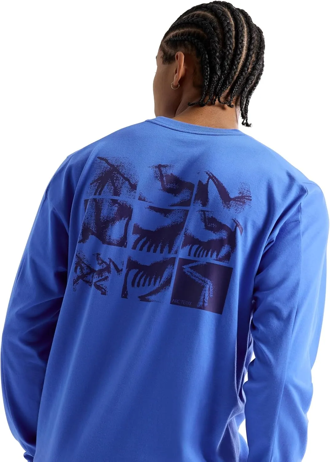 Arc'teryx Kragg SL Cotton Bird Tile Shirt LS Men's | Soft Cotton Climbing Shirt with Tiled Bird Graphic
