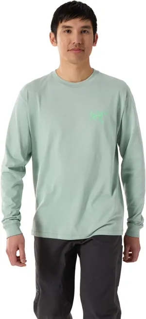 Arc'teryx Kragg SL Cotton Bird Tile Shirt LS Men's | Soft Cotton Climbing Shirt with Tiled Bird Graphic