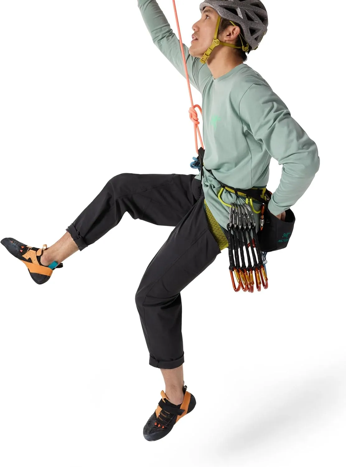 Arc'teryx Kragg SL Cotton Bird Tile Shirt LS Men's | Soft Cotton Climbing Shirt with Tiled Bird Graphic