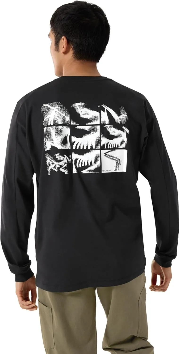 Arc'teryx Kragg SL Cotton Bird Tile Shirt LS Men's | Soft Cotton Climbing Shirt with Tiled Bird Graphic