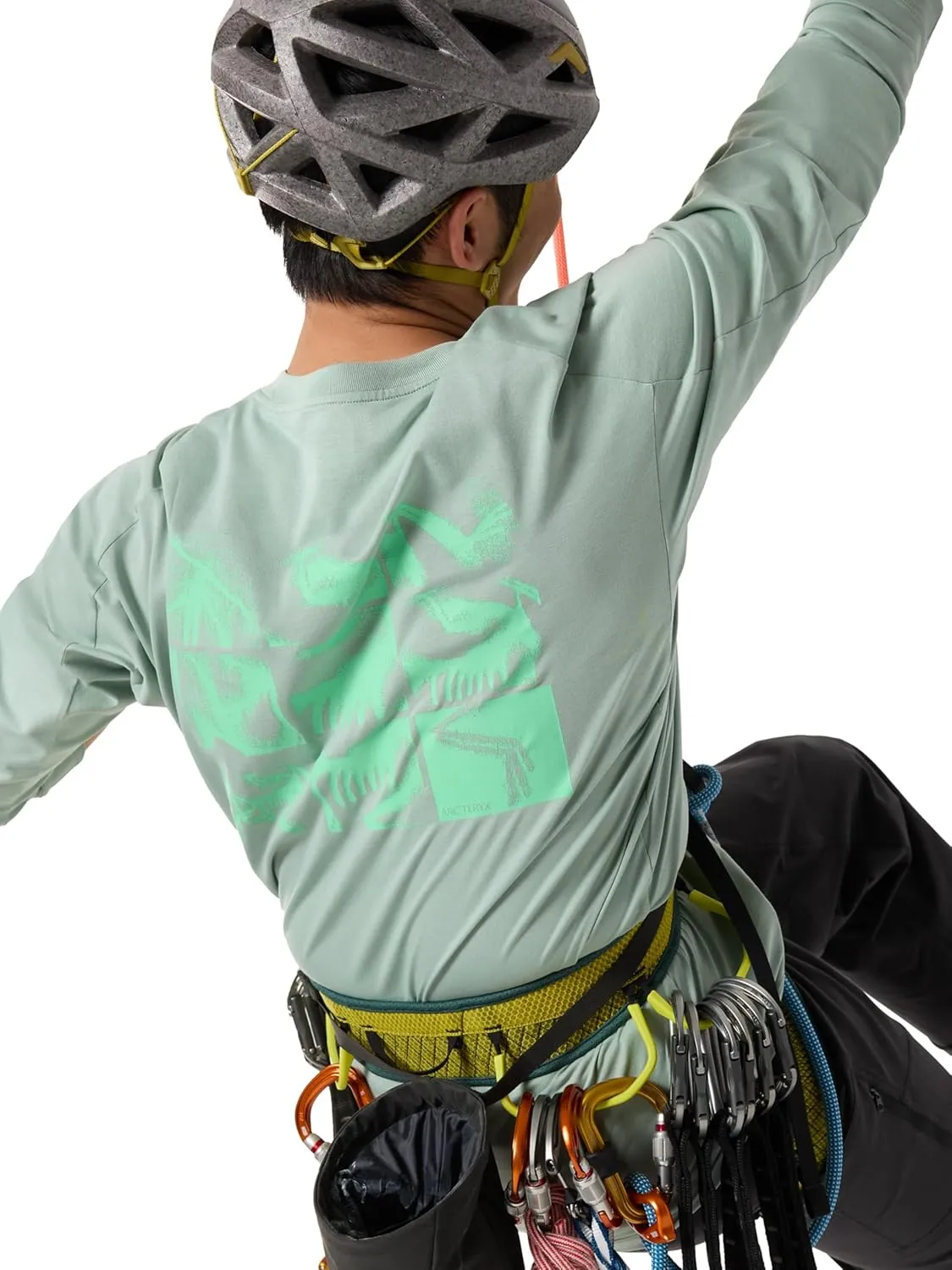 Arc'teryx Kragg SL Cotton Bird Tile Shirt LS Men's | Soft Cotton Climbing Shirt with Tiled Bird Graphic