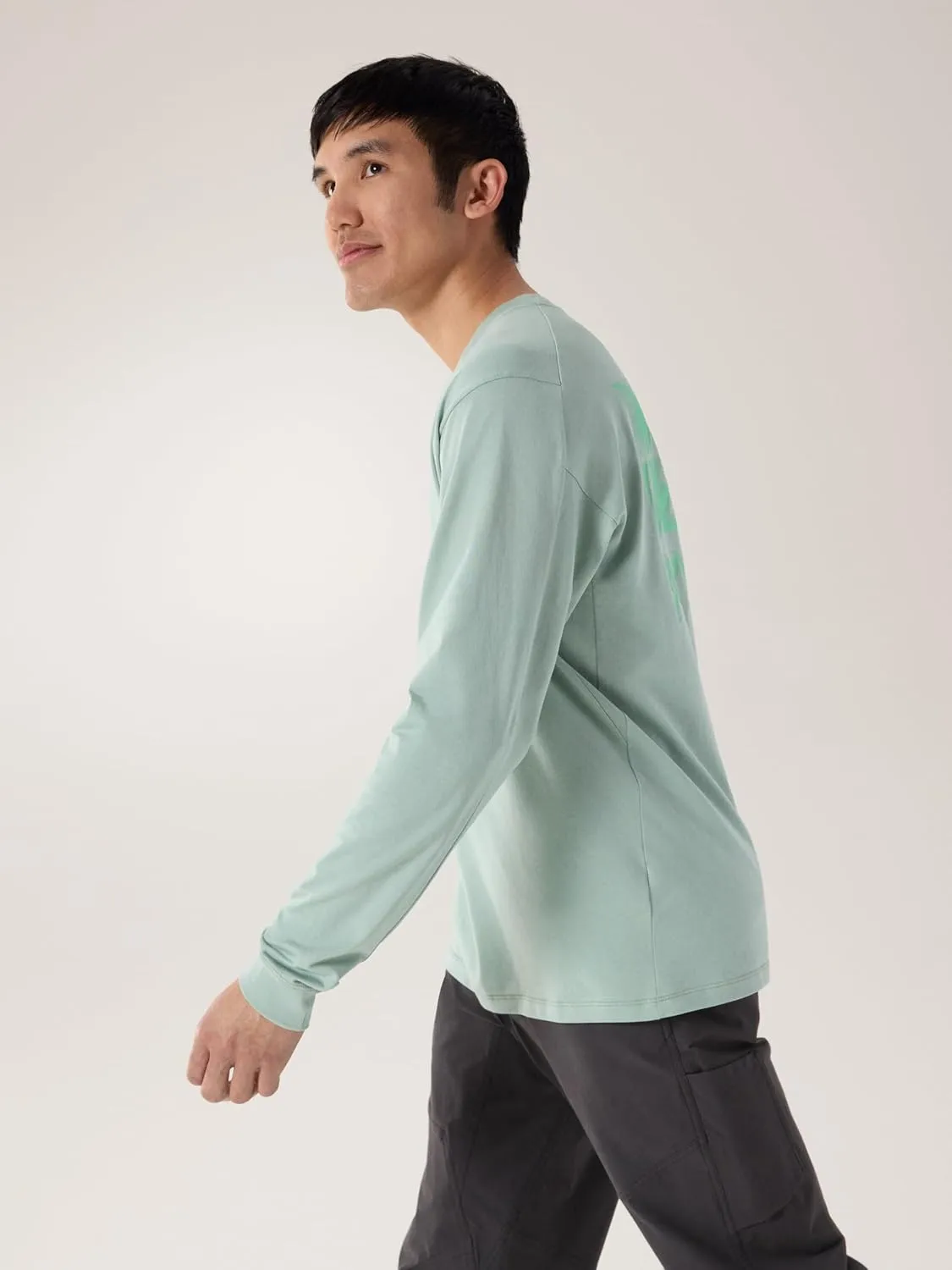 Arc'teryx Kragg SL Cotton Bird Tile Shirt LS Men's | Soft Cotton Climbing Shirt with Tiled Bird Graphic