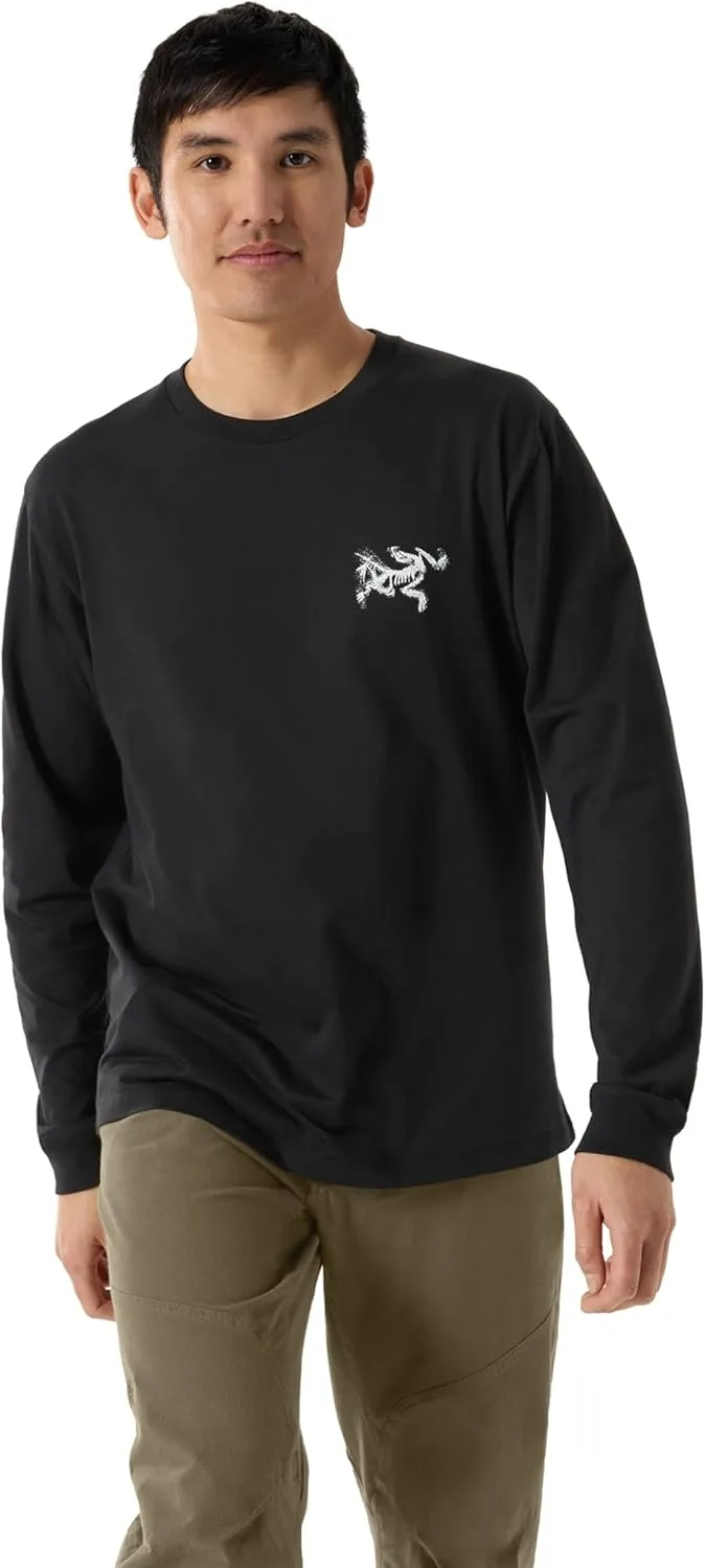 Arc'teryx Kragg SL Cotton Bird Tile Shirt LS Men's | Soft Cotton Climbing Shirt with Tiled Bird Graphic