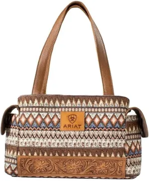 ARIAT Women's Esmeralda Conceal Carry Satchel Handbag, Multicolored, One Size