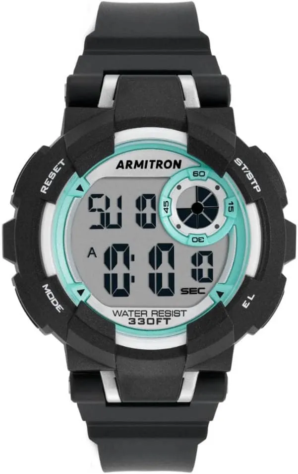 Armitron Sport Women's Digital Chronograph Resin Strap Watch, 45/7140