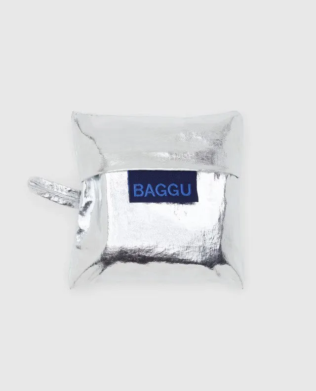 Baby Baggu: Silver Metallic