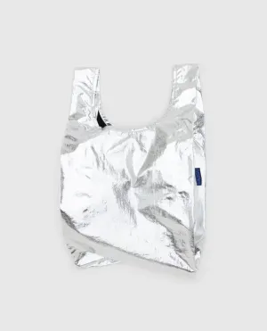 Baby Baggu: Silver Metallic