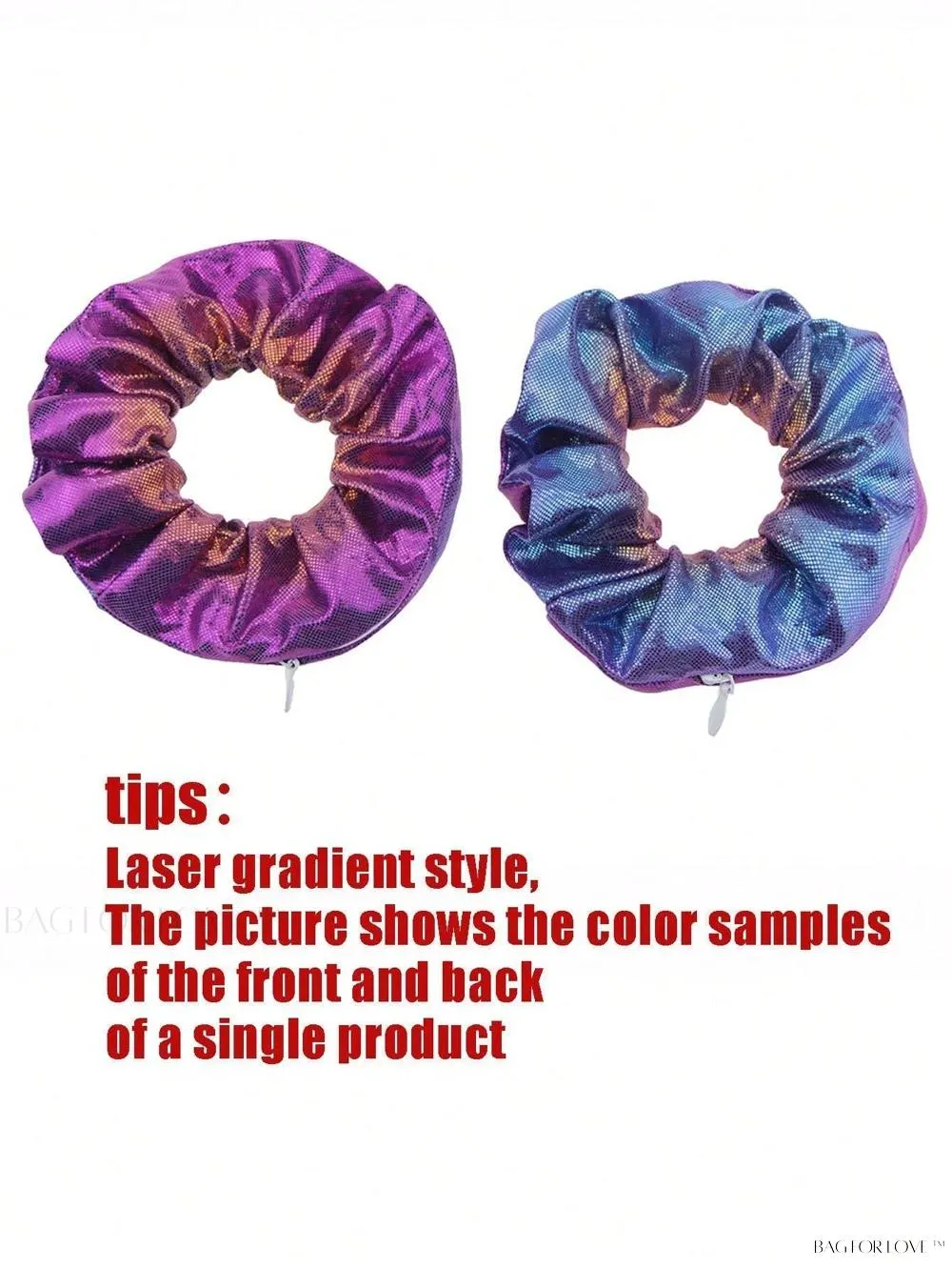 BagForLove - Leopard Patterned Hair Accessory Holder With Zipper Pouch