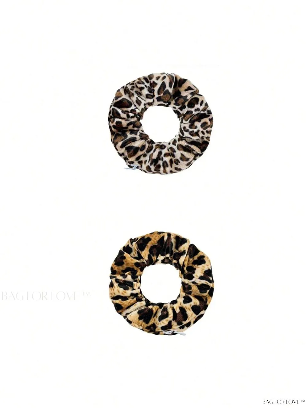 BagForLove - Leopard Patterned Hair Accessory Holder With Zipper Pouch