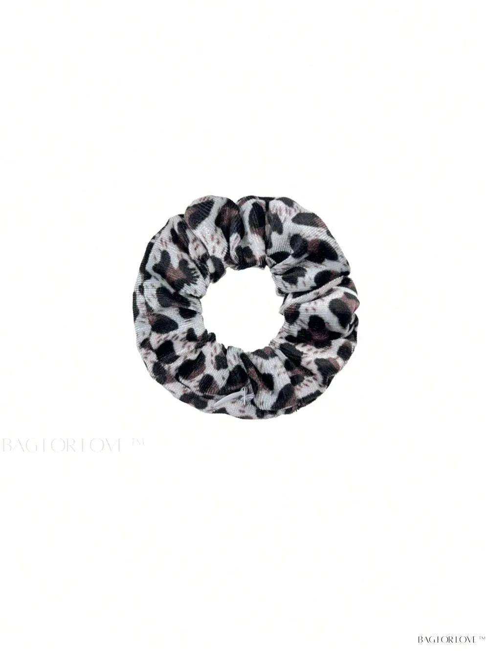 BagForLove - Leopard Patterned Hair Accessory Holder With Zipper Pouch