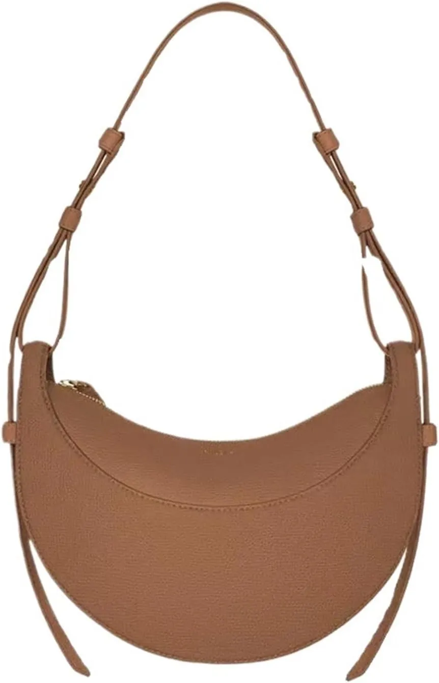Bags for Women One-shoulder crossbody bag for women, litchi pattern crescent bag, armpit bag, saddle bag