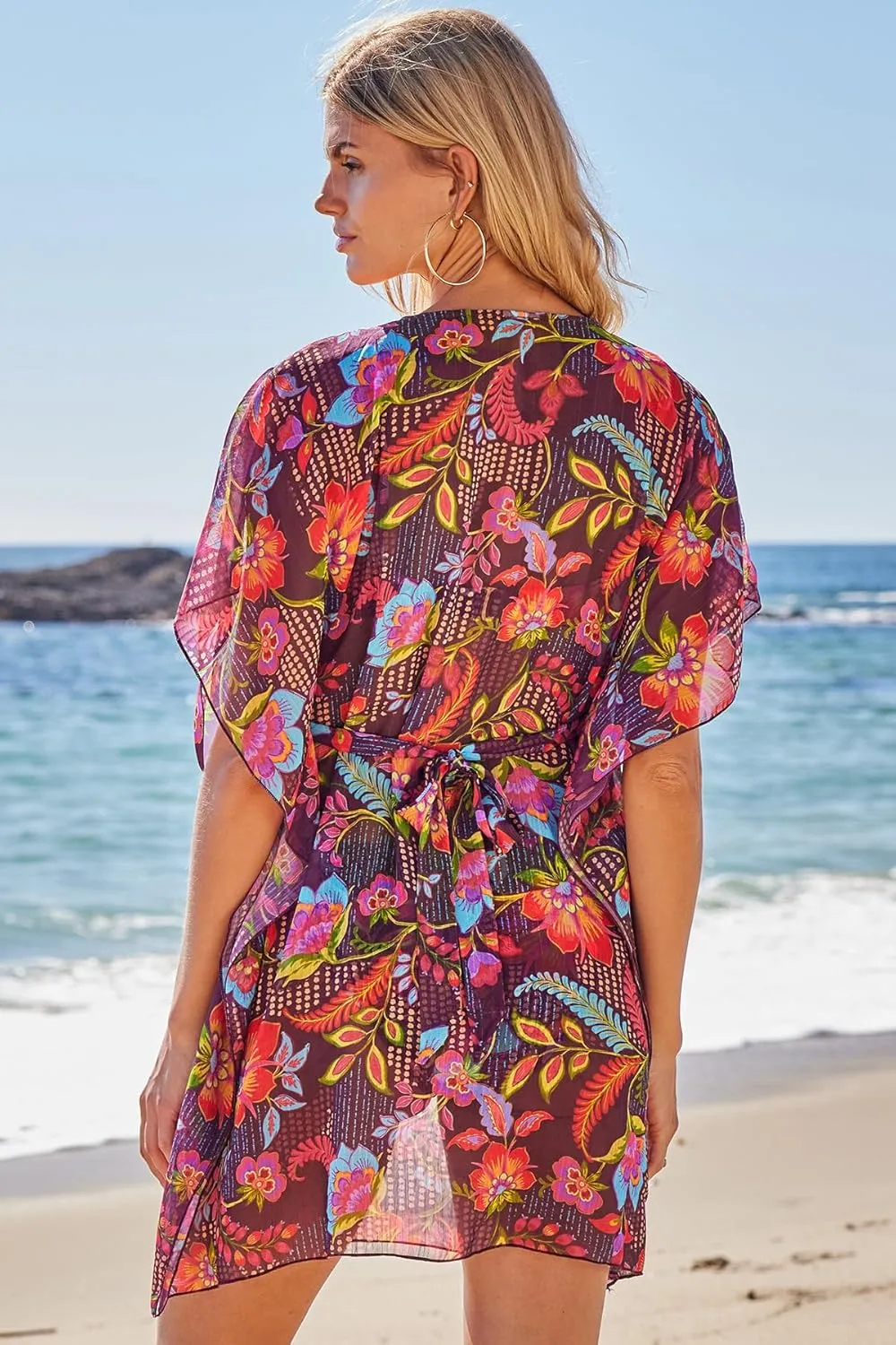 BECCA Women's Portofino Tunic, Casual, Beach Cover Ups