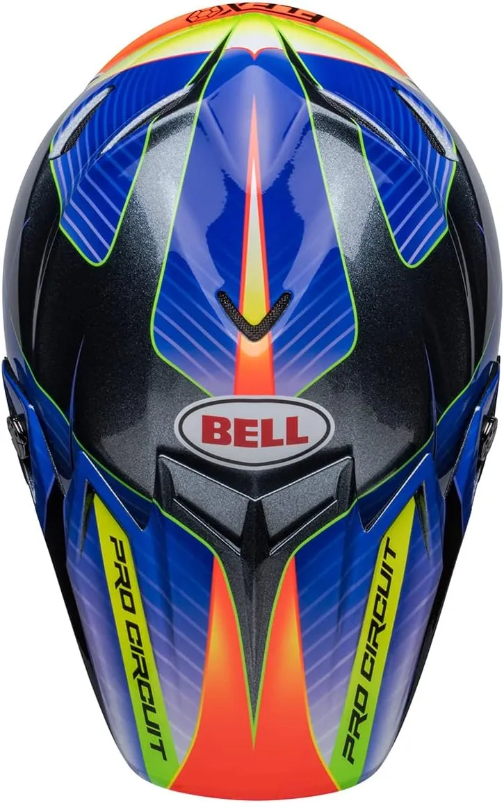 BELL Moto-9S Flex Helmets (Pro Circuit 23 Gloss Silver Metallic Flake - Large)