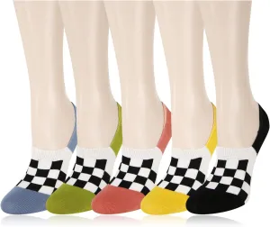 Benefeet Sox Womens Girls Cute No Show Liner Socks Non Slip Funny Patterned Low Cut Socks Novelty Cotton Loafer Footies Sock