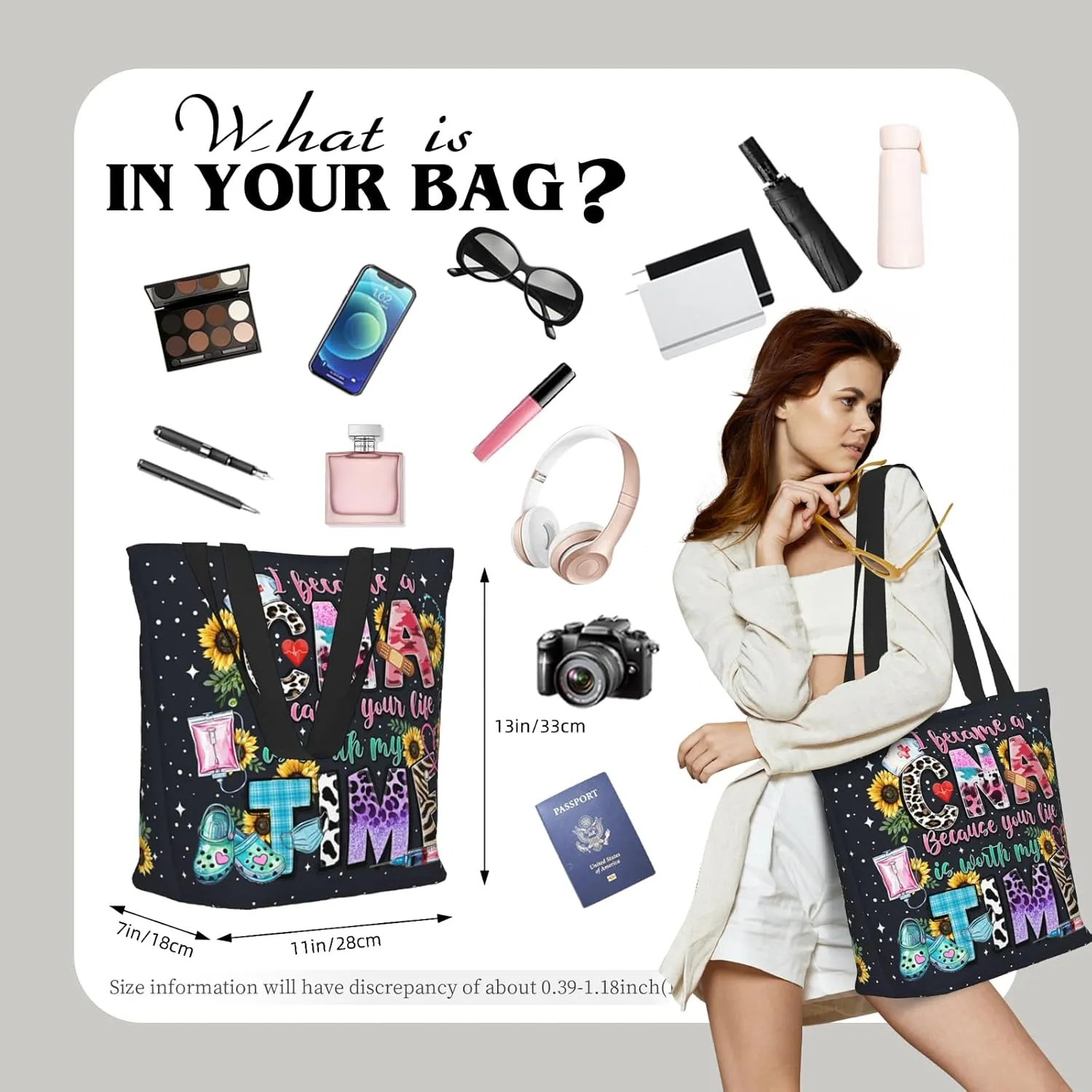 Bible Tote Bags for Women Christian Tote Bags Reusable Shoulder Bag Church Bags Christian Gifts for Women Work