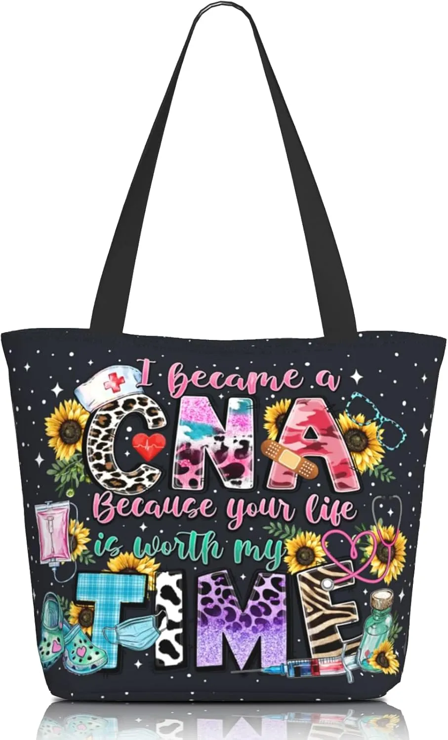 Bible Tote Bags for Women Christian Tote Bags Reusable Shoulder Bag Church Bags Christian Gifts for Women Work