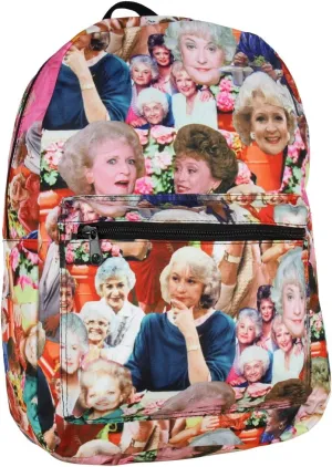 Bioworld The Golden Expressions Photo Collage Sublimated Laptop Backpack Bag