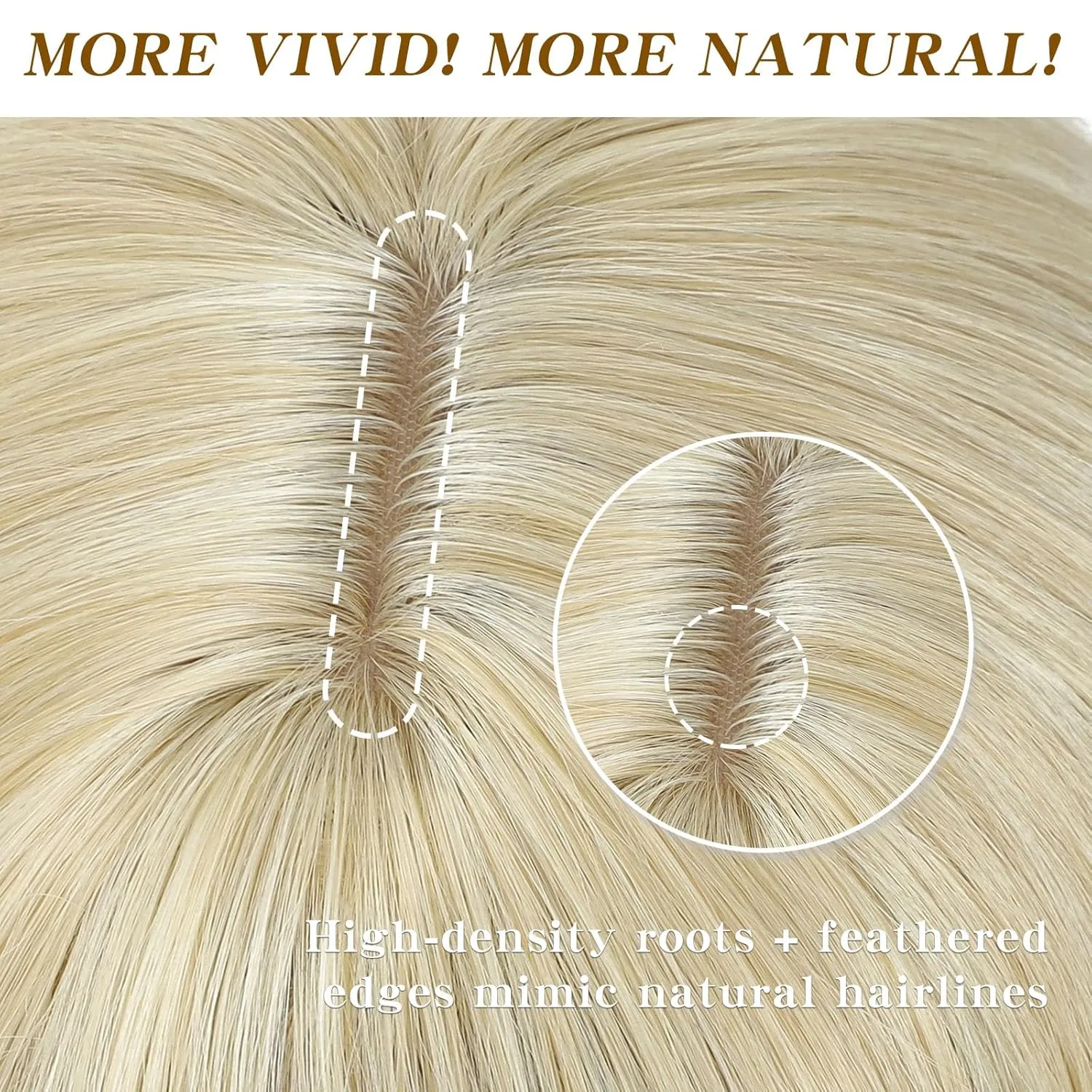 Blonde Wigs With Bangs Short Wavy Wig for Women 14 Inch Golden Blonde Curly Shoulder Length Bob Wigs Synthetic fiber Hair for Daily Party Use