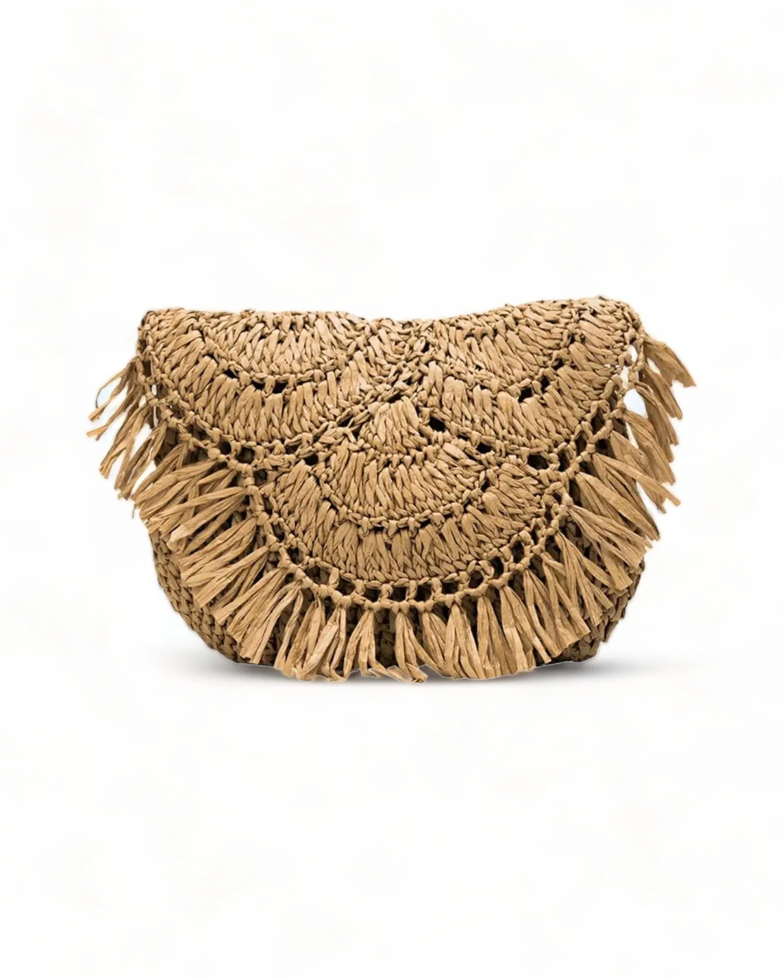 Boho Style Rattan Cross Bag